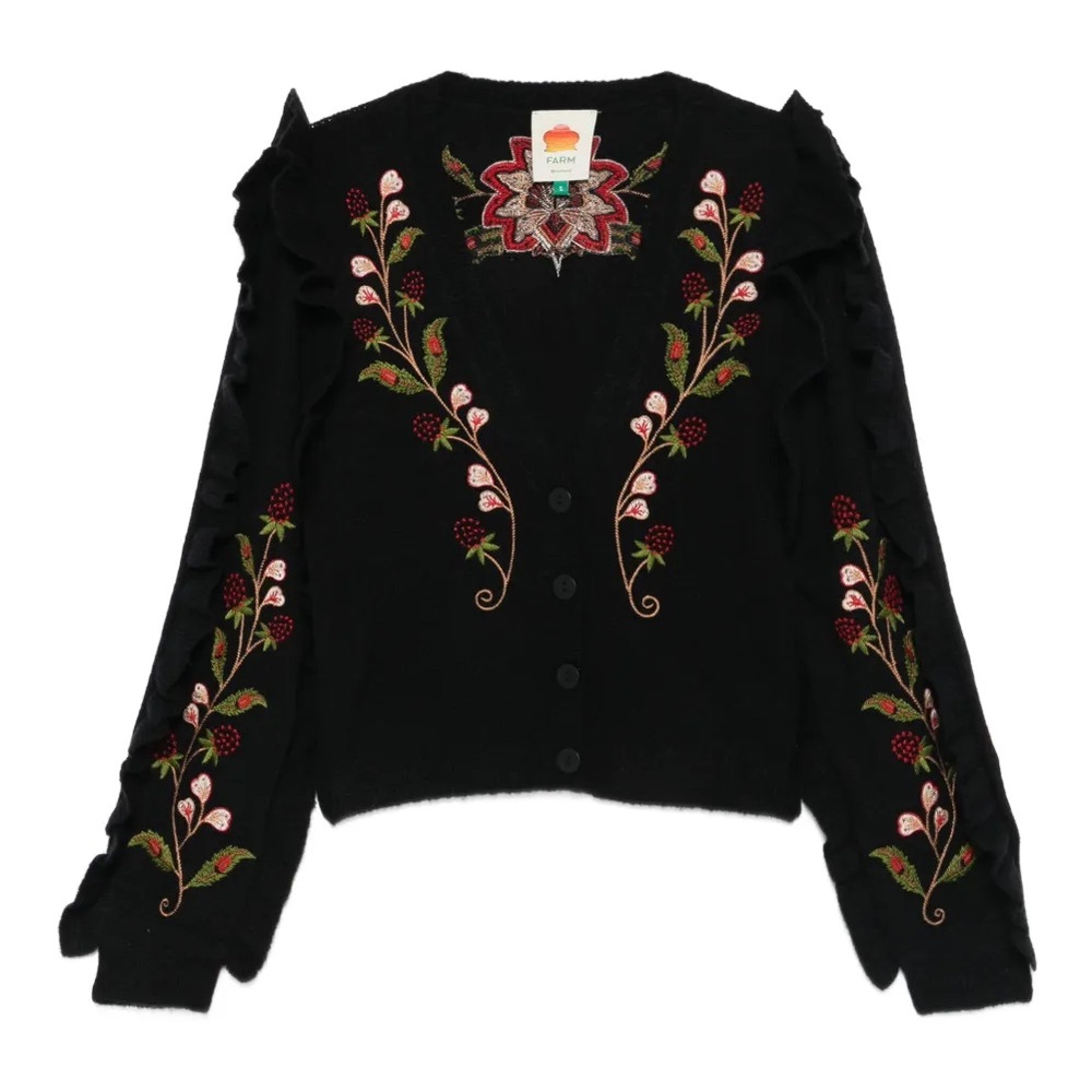Farm Rio: Black Berry Embroidery Knit
Cardigan - Picture 3 of 12